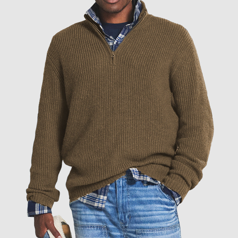 Mark | Heritage Quarter-Zip Knit Pullover