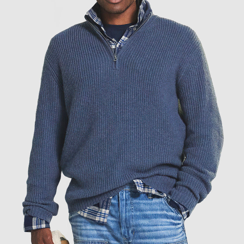Mark | Heritage Quarter-Zip Knit Pullover
