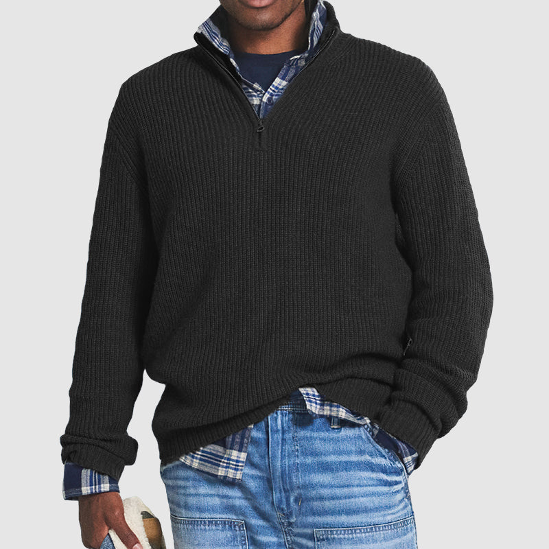Mark | Heritage Quarter-Zip Knit Pullover