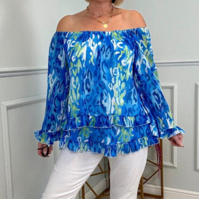 Lucinda | Draped Off-Shoulder Top