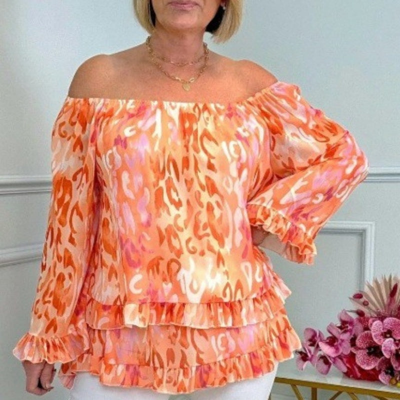 Lucinda | Draped Off-Shoulder Top