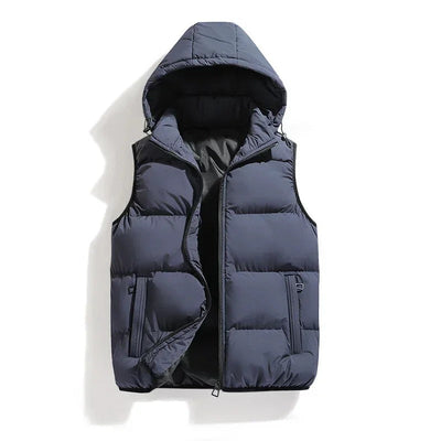 HUGO Bodywarmer | Ultra-Comfort Quilted Puffer Vest with Detachable Hood