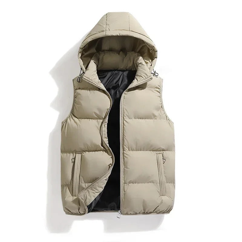 HUGO Bodywarmer | Ultra-Comfort Quilted Puffer Vest with Detachable Hood