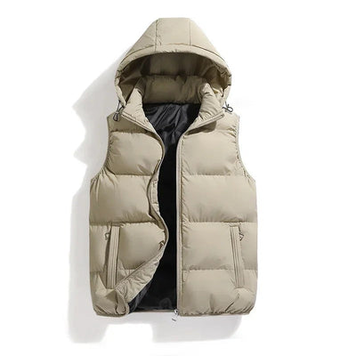 HUGO Bodywarmer | Ultra-Comfort Quilted Puffer Vest with Detachable Hood