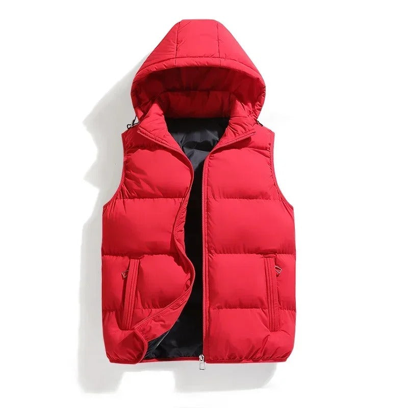 HUGO Bodywarmer | Ultra-Comfort Quilted Puffer Vest with Detachable Hood