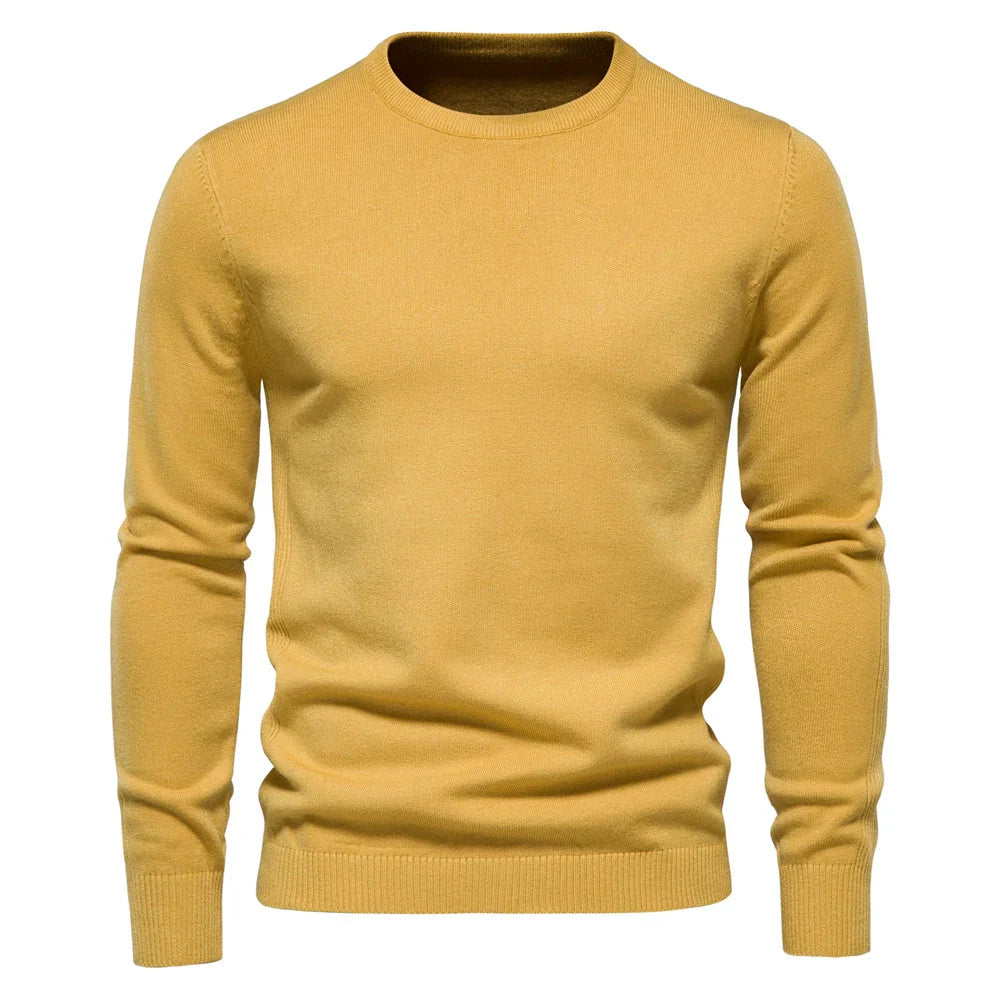 Men’s Crew Neck Sweater – Regular Fit – Long Sleeve – Soft & Warm Knit Jumper
